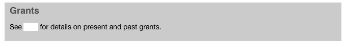 Grants

See here for details on present and past grants.
